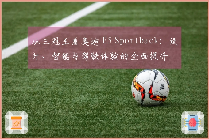 从三冠王看奥迪 E5 Sportback：设计、智能与驾驶体验的全面提升