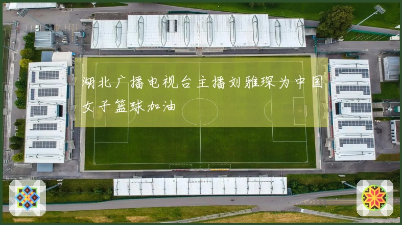 湖北广播电视台主播刘雅琛为中国女子篮球加油